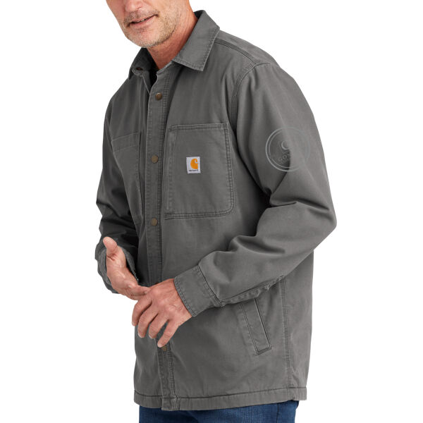 Carhartt® Rugged Flex® Fleece-Lined Shirt Jac - Embroidered Logos Thumbnail