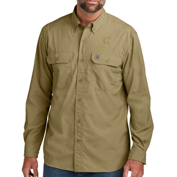 Carhartt Force® Solid Long Sleeve Shirt - Embroidered Logos Thumbnail