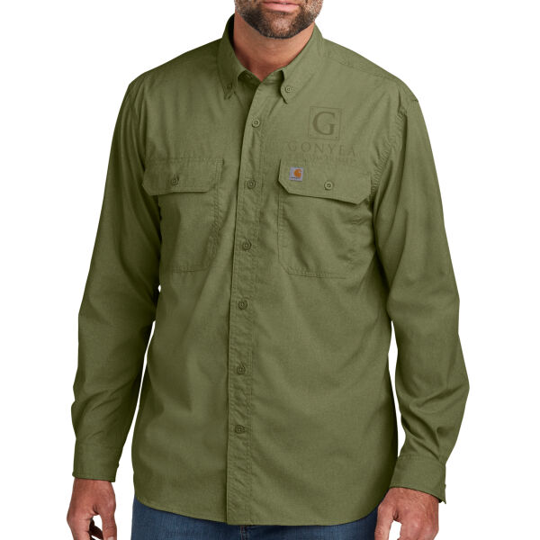 Carhartt Force® Solid Long Sleeve Shirt - Embroidered Logos Thumbnail
