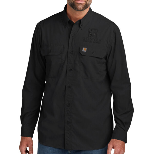 Carhartt Force® Solid Long Sleeve Shirt - Embroidered Logos Thumbnail