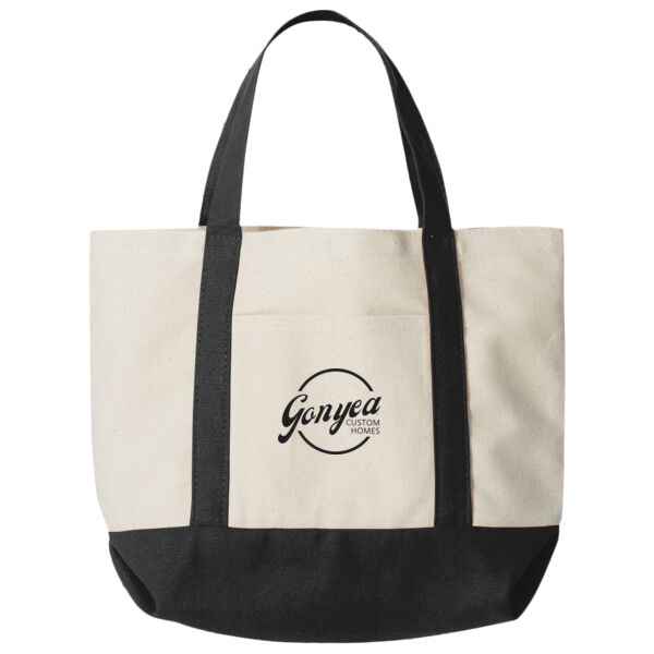 Liberty Bags - Seaside Boater Tote - Embroidered Logos Thumbnail