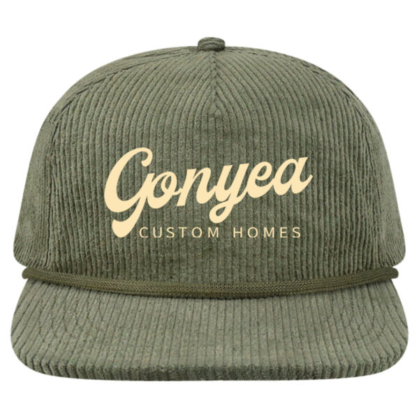 LOCALE - Five-Panel Rope Cap - Embroidered Logo Thumbnail