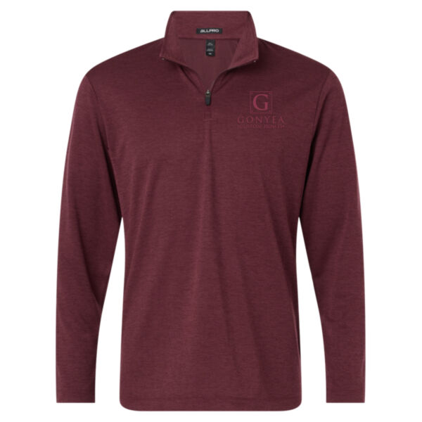 AllPro - Men's Pro-Lock Performance Mélange Quarter-Zip Pullover - Embroidered Logos Thumbnail