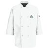 Button Chef Coat with Thermometer Pocket Thumbnail