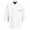 Eight Pearl Button Chef Coat with Thermometer Pocket Thumbnail
