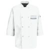 Eight Pearl Button Chef Coat with Thermometer Pocket Thumbnail