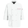 Eight Pearl Button Chef Coat with Thermometer Pocket Thumbnail