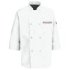 Eight Pearl Button Chef Coat with Thermometer Pocket Thumbnail