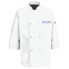 Eight Pearl Button Chef Coat with Thermometer Pocket Thumbnail