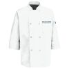Eight Pearl Button Chef Coat with Thermometer Pocket Thumbnail