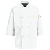 Eight Pearl Button Chef Coat with Thermometer Pocket Thumbnail