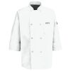 Eight Pearl Button Chef Coat with Thermometer Pocket Thumbnail