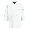 Eight Pearl Button Chef Coat with Thermometer Pocket Thumbnail