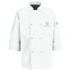Eight Pearl Button Chef Coat with Thermometer Pocket Thumbnail