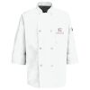 Eight Pearl Button Chef Coat with Thermometer Pocket Thumbnail