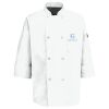 Eight Pearl Button Chef Coat with Thermometer Pocket Thumbnail