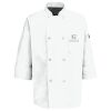 Eight Pearl Button Chef Coat with Thermometer Pocket Thumbnail