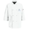 Eight Pearl Button Chef Coat with Thermometer Pocket Thumbnail