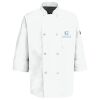 Eight Pearl Button Chef Coat with Thermometer Pocket Thumbnail
