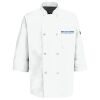 Eight Pearl Button Chef Coat with Thermometer Pocket Thumbnail