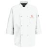 Eight Pearl Button Chef Coat with Thermometer Pocket Thumbnail