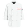 Eight Pearl Button Chef Coat with Thermometer Pocket Thumbnail