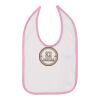 Infant Contrast Trim Premium Jersey Bib Thumbnail