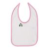 Infant Contrast Trim Premium Jersey Bib Thumbnail