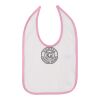 Infant Contrast Trim Premium Jersey Bib Thumbnail