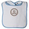 Infant Contrast Trim Terry Bib Thumbnail