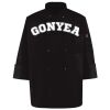Ten Pearl Button Black Chef Coat Thumbnail