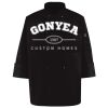Ten Pearl Button Black Chef Coat Thumbnail