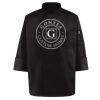 Black Knot Button Chef Coat Thumbnail